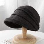 Beret Pleated-Cuff Beret