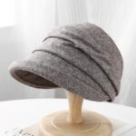Beret Pleated-Cuff Beret