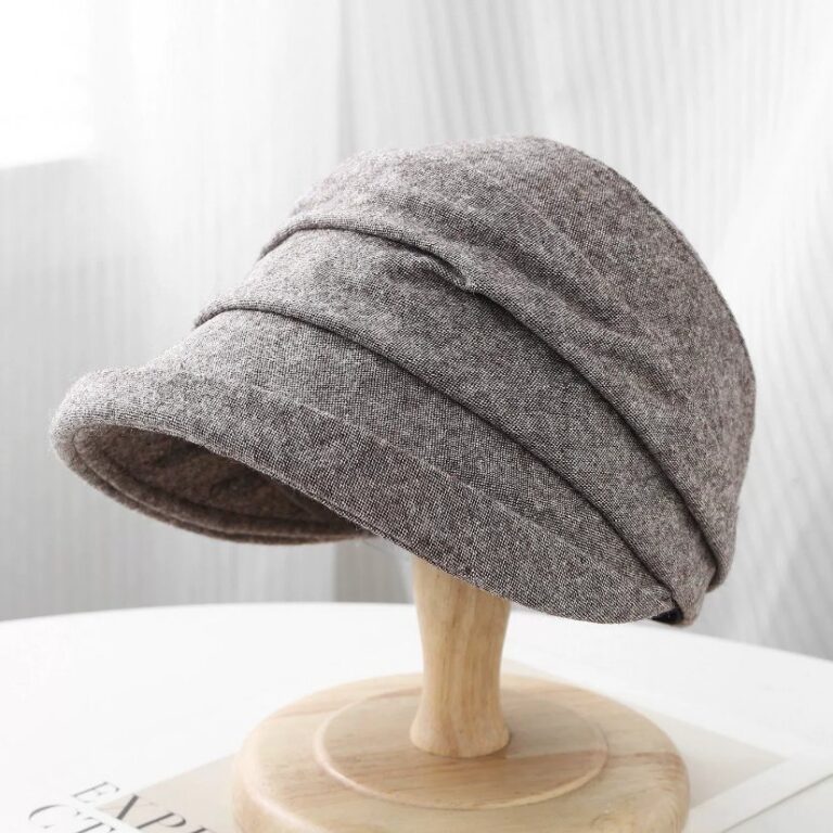 Beret Pleated-Cuff Beret