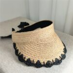 Raffia Hat Raffia Open-Top Hat