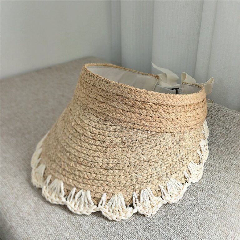 Raffia Hat Raffia Open-Top Hat
